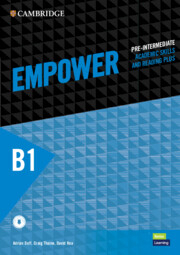 Empower Pre-intermediate/B1 Student's Book with Digital Pack, Academic Skills and Reading Plus 2nd Edition